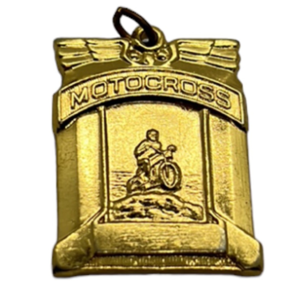 MOTORCROSS PENDANT CHARM MOTOR CROSS